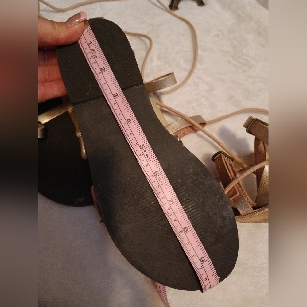Free People Elegant Tan Gladiator Sandals - Picture 7 of 7